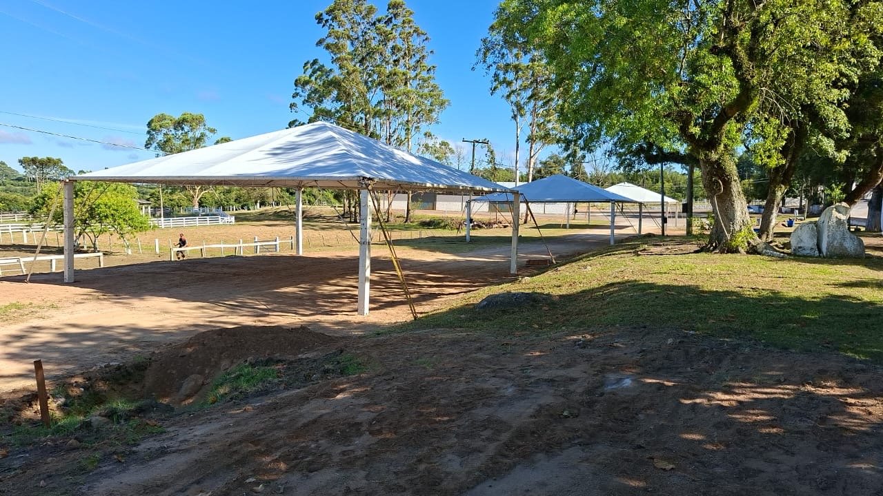 Parque Charrua passa por revitalização e entra na reta final para a 42ª Feovelha