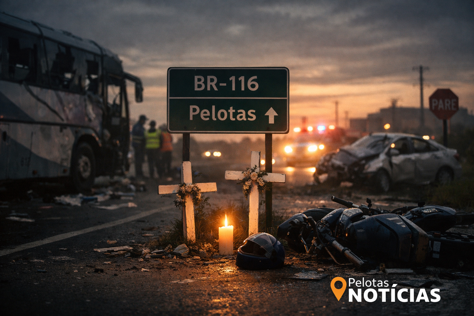 Pelotas e região registram sequência de mortes no trânsito neste início de 2026
