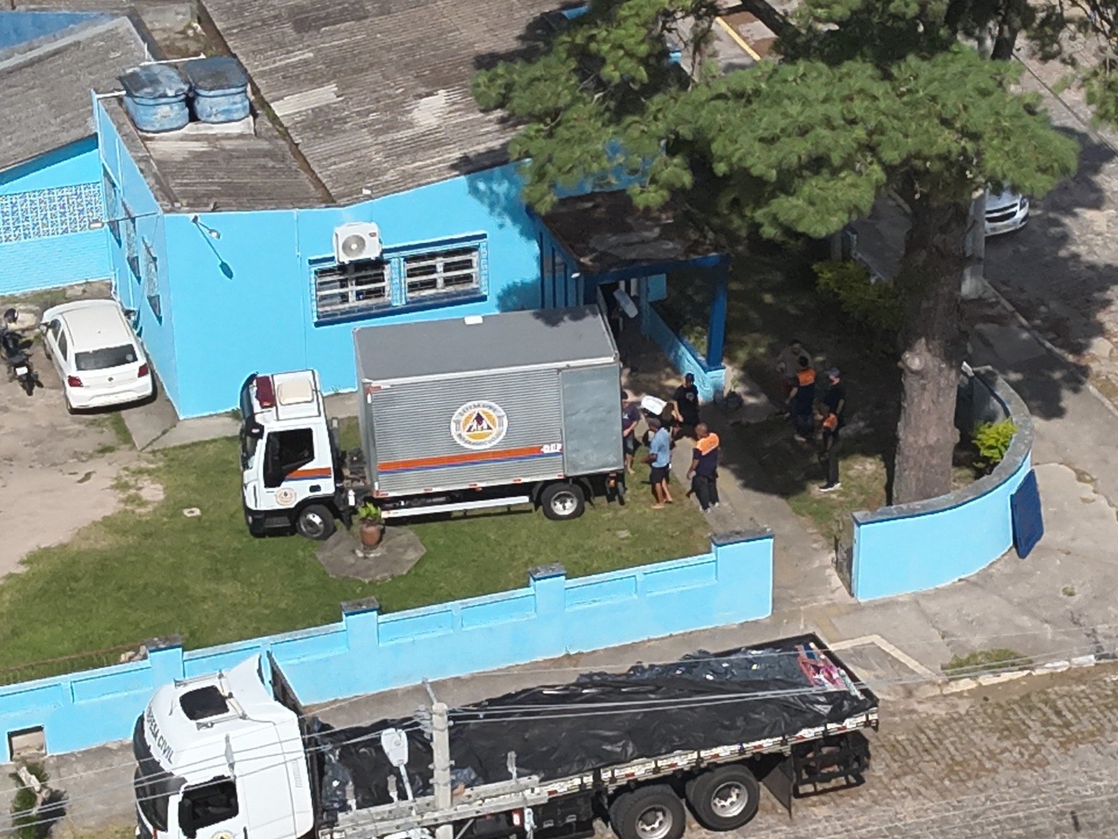 Defesa Civil do RS entrega ajuda humanitária a São Lourenço do Sul após evento adverso