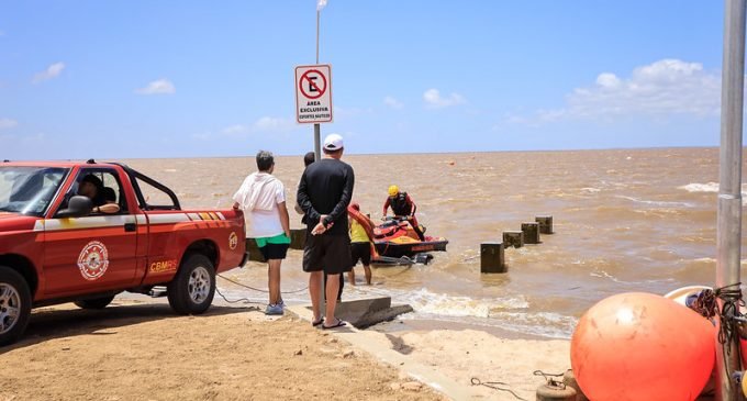 Prefeitura orienta evitar banho próximo à rampa náutica do Laranjal por risco de acidentes