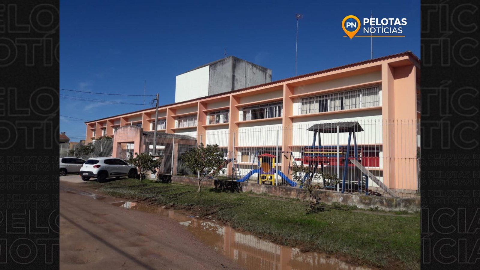 Escola do Laranjal é alvo de vandalismo durante a madrugada em Pelotas