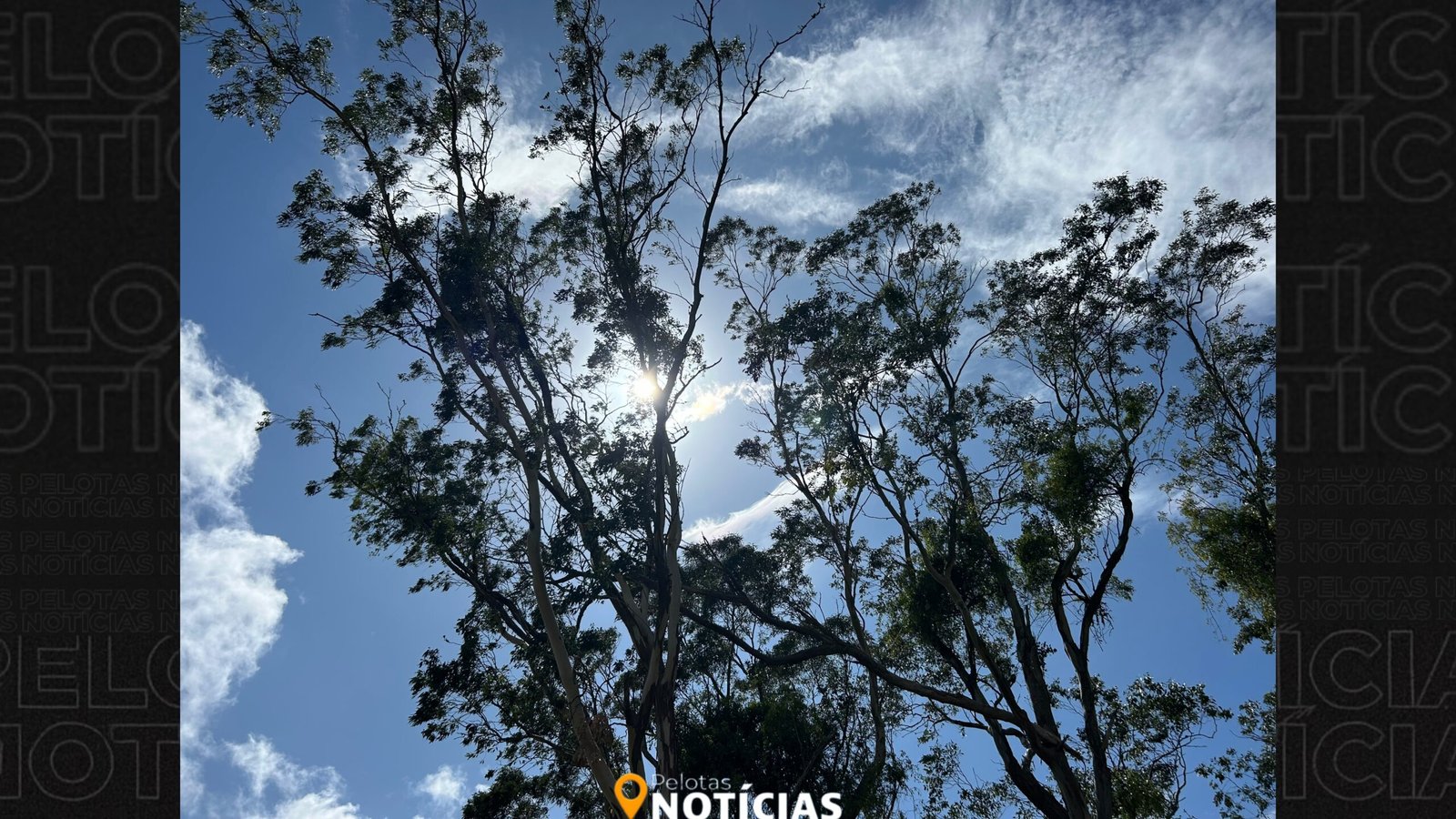 Céu azul e sol entre nuvens marcam a manhã desta quinta em Pelotas