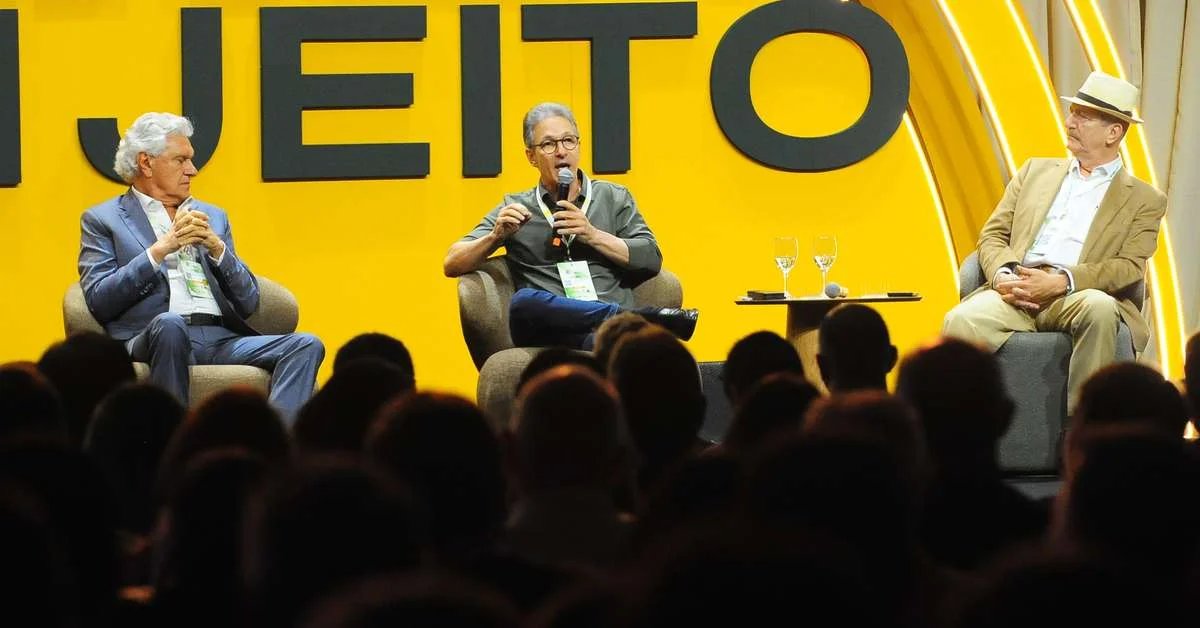Presidenciáveis Caiado, Zema e Rebelo debatem propostas para o país no Rio Grande do Sul