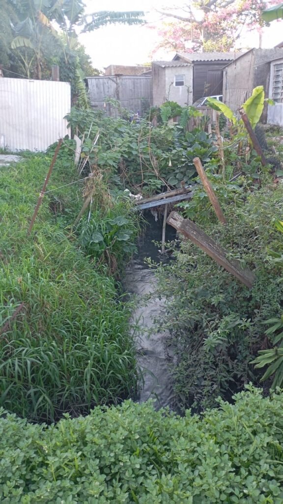Morador denuncia risco de desmoronamento causado por canal na Domingos de Almeida, em Pelotas – Portal Pelotas Notícias