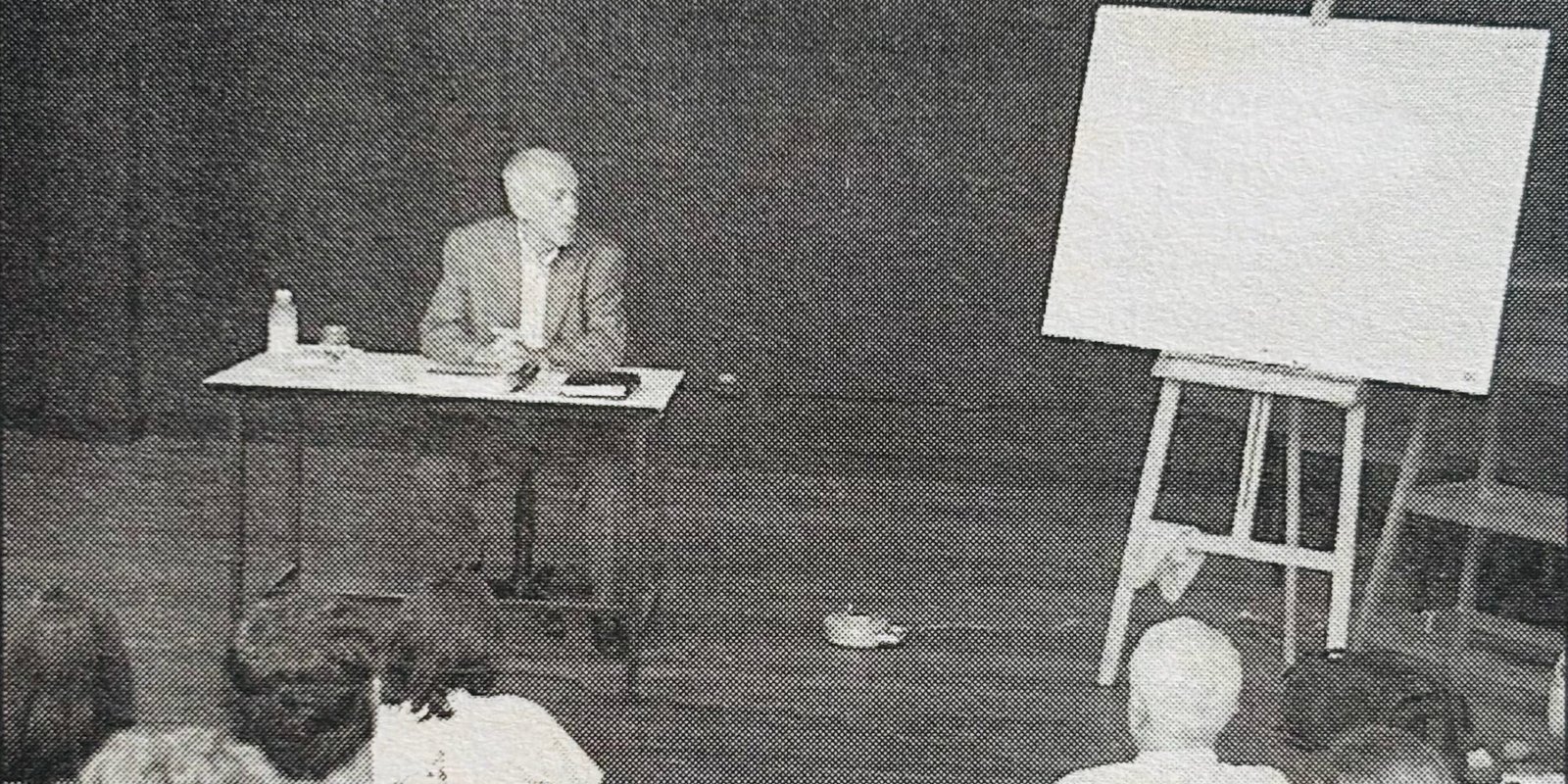 Luiz Carlos Vinholes palestra no Instituto de Letras e Artes