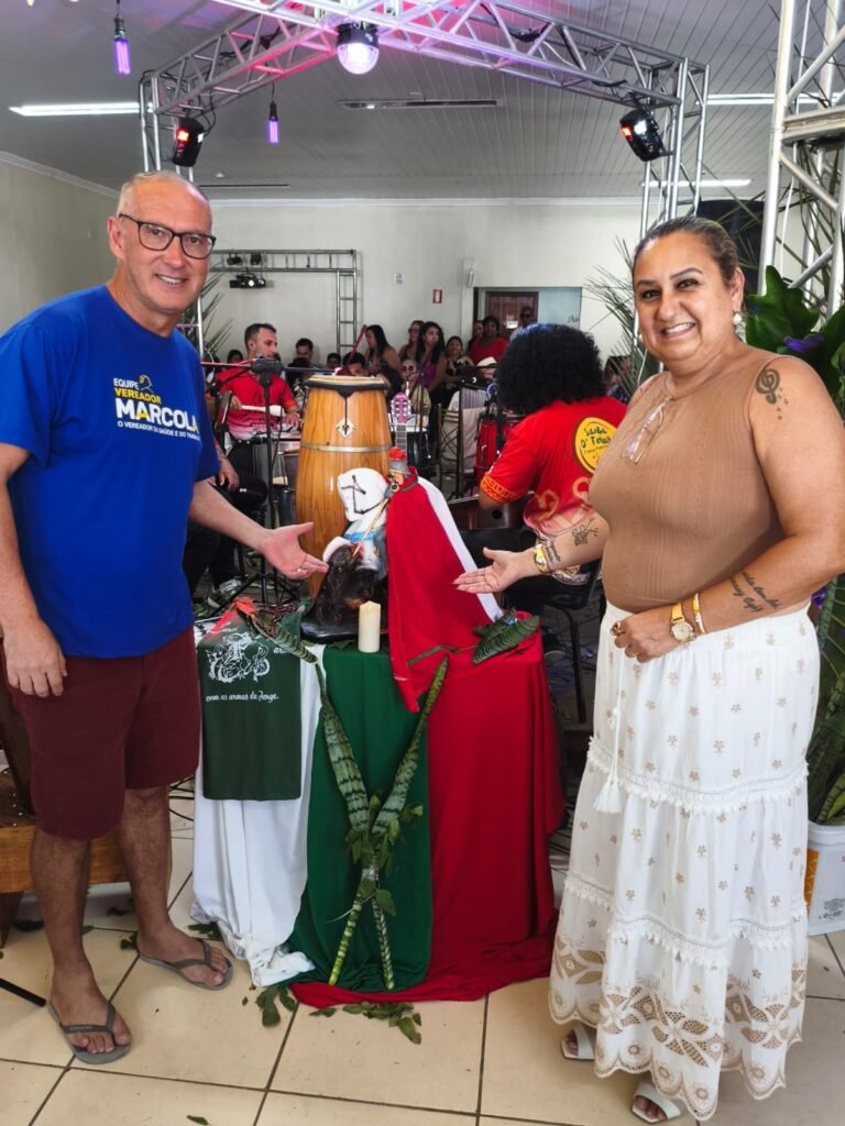 Vereador Marcola prestigia evento em homenagem a São Jorge no bairro Fragata – Portal Pelotas Notícias