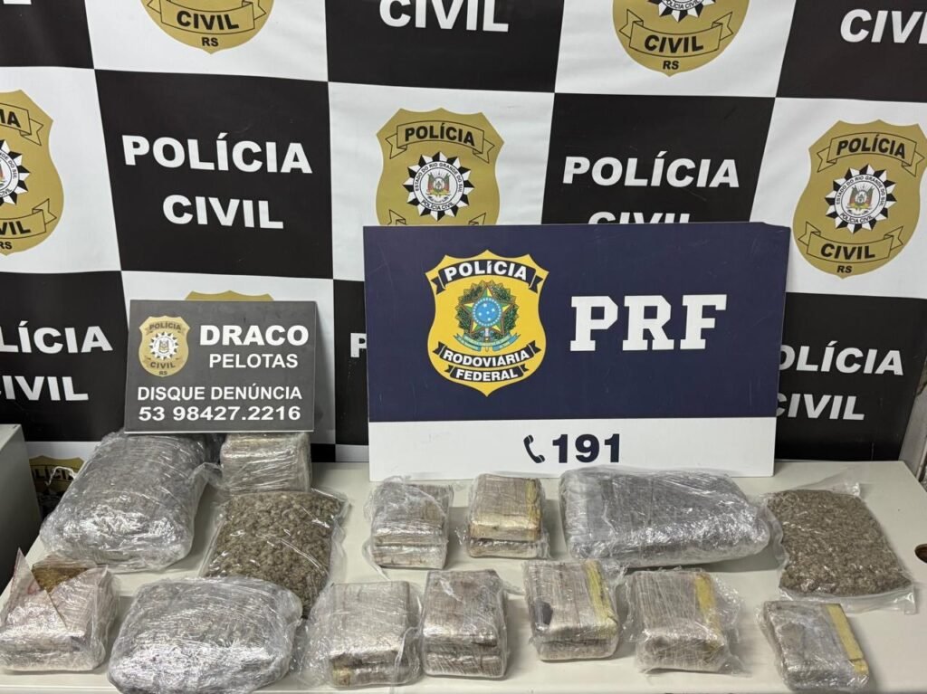 Mulher é presa com mais de 7 quilos de skank durante ação da DRACO e PRF no RS – Portal Pelotas Notícias